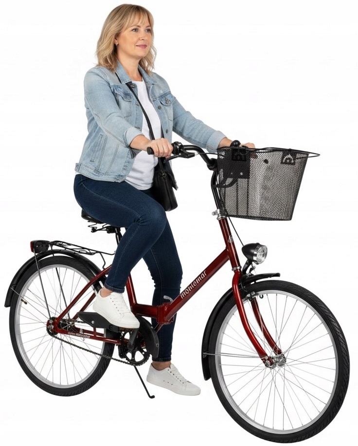 Rower Składany Miejski Męski Damski Montemar 24 cale Składak Polska Marka