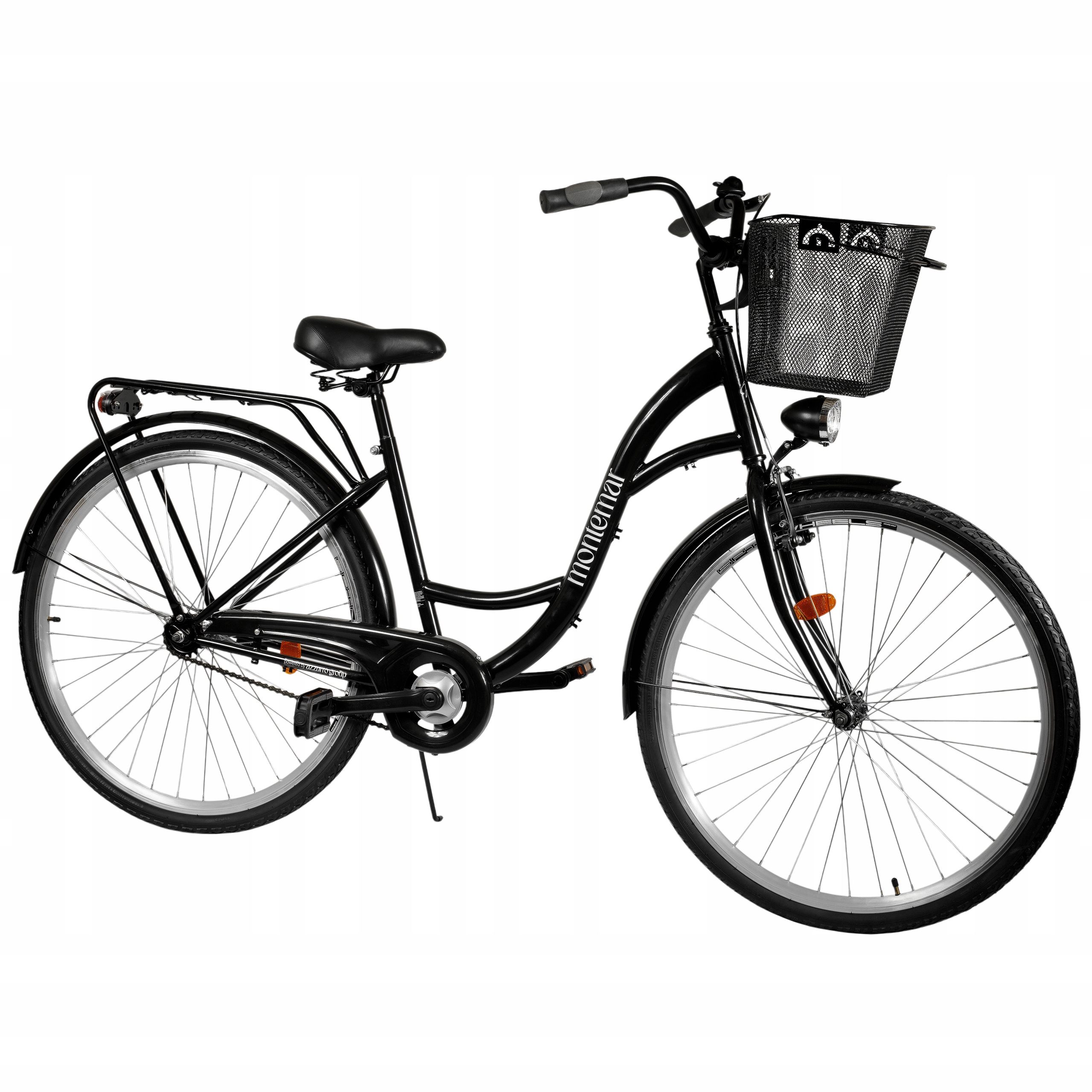 Rower Miejski Montemar Damka 28 cali Damski Retro Czarny Polski Producent