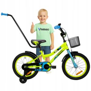 ROWEREK DZIECIĘCY 16 CALI ROWER DZIECIĘCY KOSZYK I PROWADNIK + GRATIS